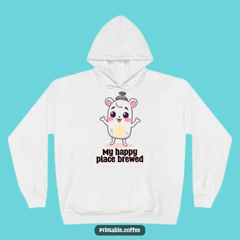 Funny French Press Hoodie: Shimmy Coffee Press, Cozy and Hilarious Gift