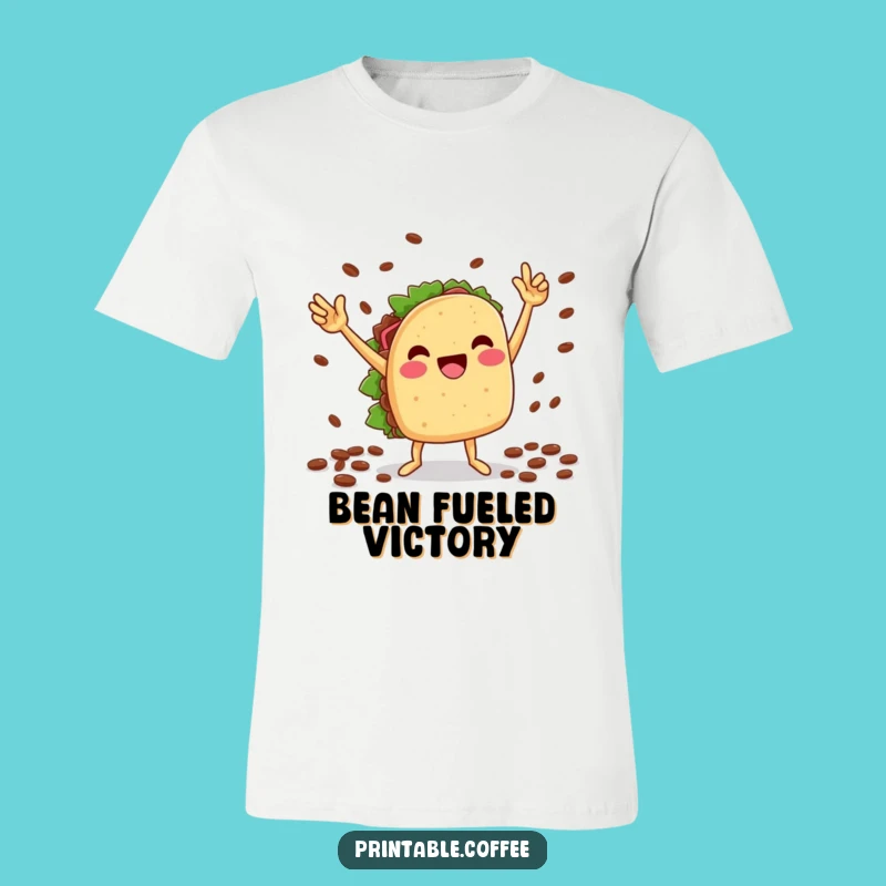 Funny Taco Dance T-Shirt: Victory Beans, Fiesta Fun, Great Funny Gift!