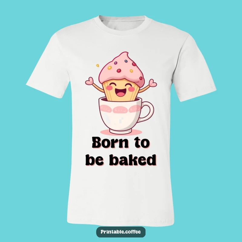 Funny Muffin Burst T-Shirt: Wear Your Joyful Energy, Ideal Humorous Gift Idea