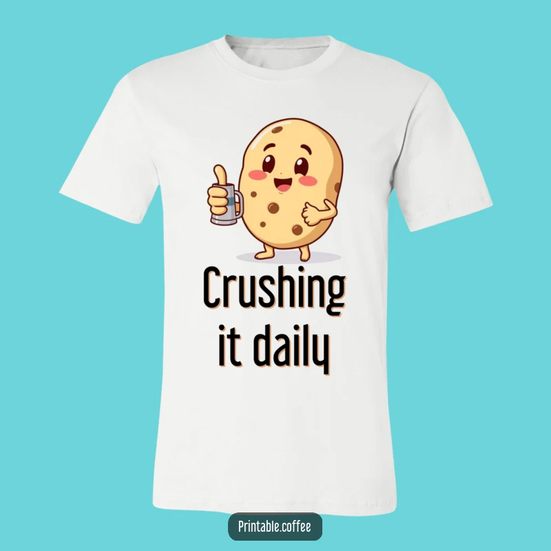 Funny Cookie Thumbs Up T-Shirt: Show Your Approval, Great Humorous Gift